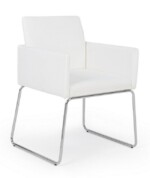 Bizzotto - SEDIA C-BR SIXTY PU BIANCO