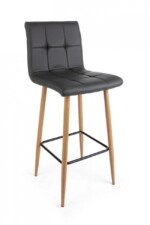 Yes - SGABELLO BAR BRUCE PU GRIGIO SCURO