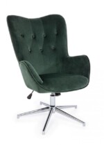 Bizzotto - POLTRONA FARIDA VELLUTO VERDE