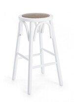 Bizzotto - SGABELLO BAR CIRCLE BIANCO