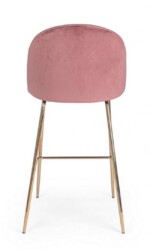 Bizzotto - SGABELLO BAR CARRY VELLUTO BLUSH - immagine 4