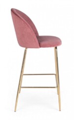 Bizzotto - SGABELLO BAR CARRY VELLUTO BLUSH - immagine 5