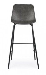 Bizzotto - SGABELLO BAR KYRA PU ANTRACITE VINTAGE - immagine 4