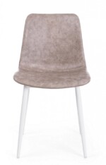 Bizzotto - SEDIA KYRA BIANCO PU BEIGE VINTAGE - immagine 3
