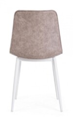 Bizzotto - SEDIA KYRA BIANCO PU BEIGE VINTAGE - immagine 4