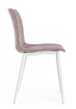 Bizzotto - SEDIA KYRA BIANCO PU BEIGE VINTAGE - immagine 5