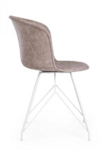 Bizzotto - SEDIA LOFT BIANCO PU BEIGE VINTAGE - immagine 5