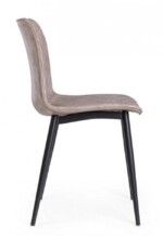 Bizzotto - SEDIA KYRA NERO PU BEIGE VINTAGE - immagine 5