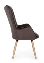Bizzotto - POLTRONA JULIET VELVET GRIGIO MARMOTTA - immagine 4