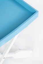 Yes - TAVOLO GOZZO PIEGH BIANCO-AZZURRO L - immagine 2