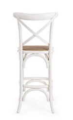 Bizzotto - SGABELLO BAR CROSS BIANCO - immagine 4