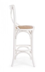 Bizzotto - SGABELLO BAR CROSS BIANCO - immagine 5