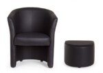 Yes - POLTRONA C-POUF RITA NERO - immagine 3