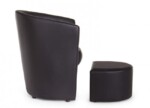 Yes - POLTRONA C-POUF RITA NERO - immagine 5