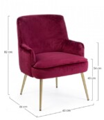 Bizzotto - POLTRONA CLELIA WINE - immagine 2