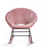 Bizzotto - POLTRONA DONDOLO ANNIKA ROSA ANTICO - immagine 3