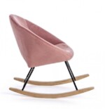 Bizzotto - POLTRONA DONDOLO ANNIKA ROSA ANTICO - immagine 4