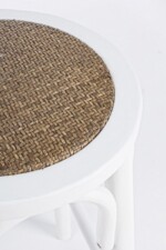 Bizzotto - SGABELLO BAR CIRCLE BIANCO - immagine 4