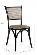 Bizzotto - SEDIA CARREL NERO - immagine 2