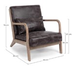 Bizzotto - POLTRONA C-C ANCILLA DARK - immagine 2