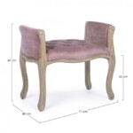 Bizzotto - PANCA SINGOLA DIVA WOODROSE - immagine 2