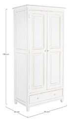 Bizzotto - ARMADIO 2A-1C COLETTE - immagine 2