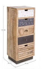 Bizzotto - CASSETTIERA 5C TUDOR - immagine 2