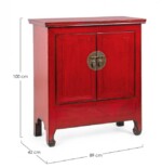 Homemotion - CREDENZA 2A JINAN ROSSO - immagine 2