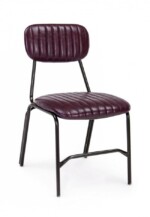 Bizzotto - SEDIA DEBBIE BORDEAUX VINTAGE