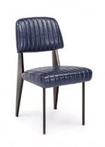 Bizzotto - SEDIA NELLY BLU VINTAGE