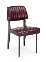 Bizzotto - SEDIA NELLY BORDEAUX VINTAGE