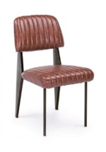 Bizzotto - SEDIA NELLY ARANCIO SCURO VINTAGE