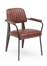 Bizzotto - SEDIA C-BR NELLY ARANCIO SCURO VINTAGE