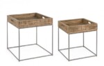 Bizzotto - SET2 TAVOLINO NARVIK QU