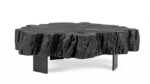 Homemotion - TAVOLINO KEVAL NERO 90X90