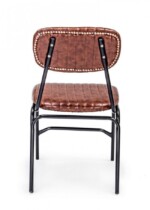Bizzotto - SEDIA DEBBIE ARANCIO SCURO VINTAGE - immagine 4