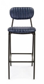 Bizzotto - SGABELLO BAR DEBBIE BLU VINTAGE - immagine 3