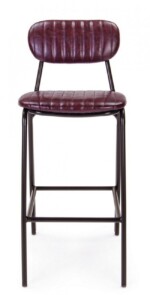 Bizzotto - SGABELLO BAR DEBBIE BORDEAUX VINTAGE - immagine 3