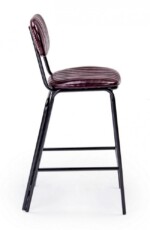 Bizzotto - SGABELLO BAR DEBBIE BORDEAUX VINTAGE - immagine 5
