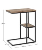 Bizzotto - TAVOLINO C-RIPIANO WALTON 46X31 - immagine 2