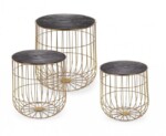 Bizzotto - SET3 TAVOLINO CONTENITORE MARIAM - immagine 5