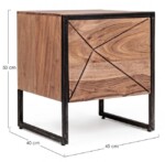 Homemotion - COMODINO 1A EGON - immagine 2