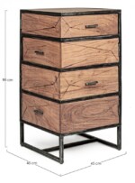 Homemotion - CASSETTIERA 4C EGON - immagine 2