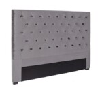 Bizzotto - TESTIERA LETTO CASPAR GRIGIO SCURO 160 - immagine 2