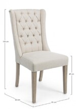 Homemotion - SEDIA COLUMBIA BEIGE - immagine 2