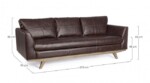 Homemotion - DIVANO 3P JOHNSTON - immagine 2