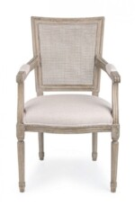 Homemotion - SEDIA C-BR LILIANE BEIGE - immagine 3