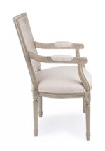 Homemotion - SEDIA C-BR LILIANE BEIGE - immagine 5