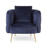 Homemotion - POLTRONA TENBURY BLU - immagine 3