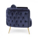 Homemotion - POLTRONA TENBURY BLU - immagine 5